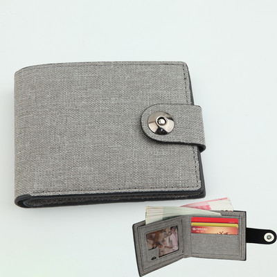 Maža tekstilinė piniginė su metaliniu užsegimu