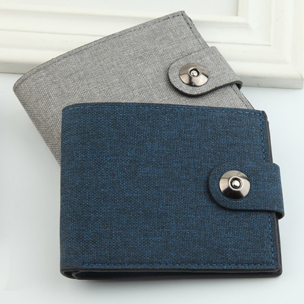Maža tekstilinė piniginė su metaliniu užsegimu