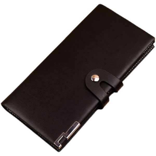 Stilinga dviejų spalvų odinė piniginė vyrams