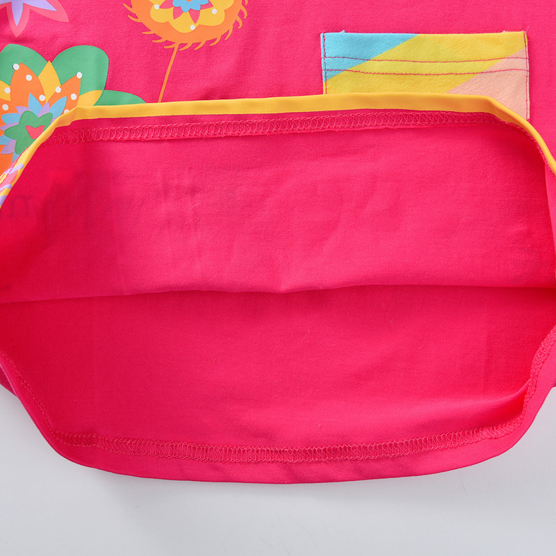 DXTON mergaičių medvilninė suknelė mergaitėms rudens pavasario ilgomis rankovėmis dryžuotos suknelės vaikiška gėlėmis marginta suknelė vaikiška laisvalaikio rūbai