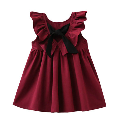 Suknelė mažiems vaikams, 2022 m. vasara, be rankovių, princesių suknelės, skirtos vaikiškoms saulėlydžio suknelėms, skirtos 12–5 m.