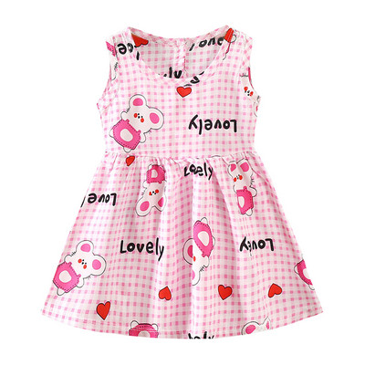 Suknelė mažiems vaikams, 2022 m. vasara, be rankovių, princesių suknelės, skirtos vaikiškoms saulėlydžio suknelėms, skirtos 12–5 m.