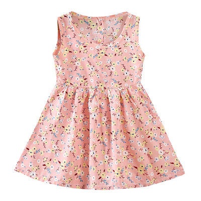 Suknelė mažiems vaikams, 2022 m. vasara, be rankovių, princesių suknelės, skirtos vaikiškoms saulėlydžio suknelėms, skirtos 12–5 m.