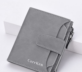 Öko bőrből készült férfi pénztárca - három színben