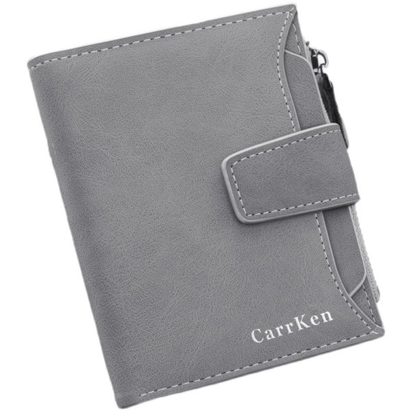 Öko bőrből készült férfi pénztárca - három színben