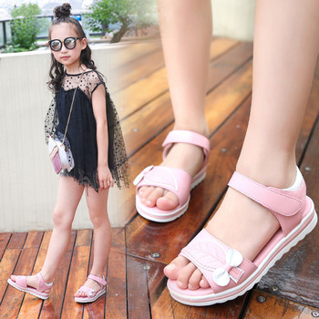 Модни летни обувки с пеперуди, обувки с кука и примка, единични маратонки за малки деца за принцеси, детски обувки, плажни сандали за момичета