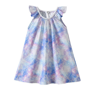 DXTON 2022 laste suvekleidid varrukateta printsess tüdrukute kleit, peokostüüm, väikelapse vikerkaar, vabaaja laste kleit,