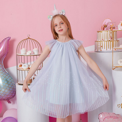 DXTON 2022 laste suvekleidid varrukateta printsess tüdrukute kleit, peokostüüm, väikelapse vikerkaar, vabaaja laste kleit,