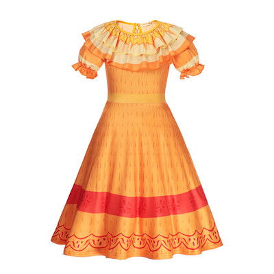 Beebitüdrukud Encanto võluvad kleidid laste karnevalipeo kostüüm Dolores Mirabel Isabella printsessiriided väikelapse balli kleit