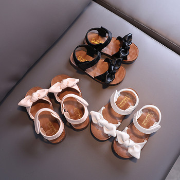 Περιστασιακά, αντιολισθητικά παιδικά παιδικά παιδικά παπούτσια με κόμπους πεταλούδας, καλοκαιρινά κορεάτικα παιδικά κοριτσάκια Princess Open Toe σανδάλια παραλίας
