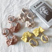 Tüdrukute sandaalid 2021, suvi, uued tüdrukute vibuprintsessikingad Lamedad sandaalid Laste pehmed ühevärvilised libisemiskindlad jalatsid