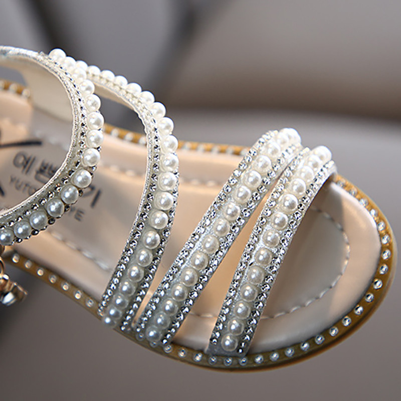 Sandale za djevojčice Ljetne modne dječje dječije djevojčice, jednostruke sandale princeze sa vještim dijamantom za cipele za male velike djevojčice