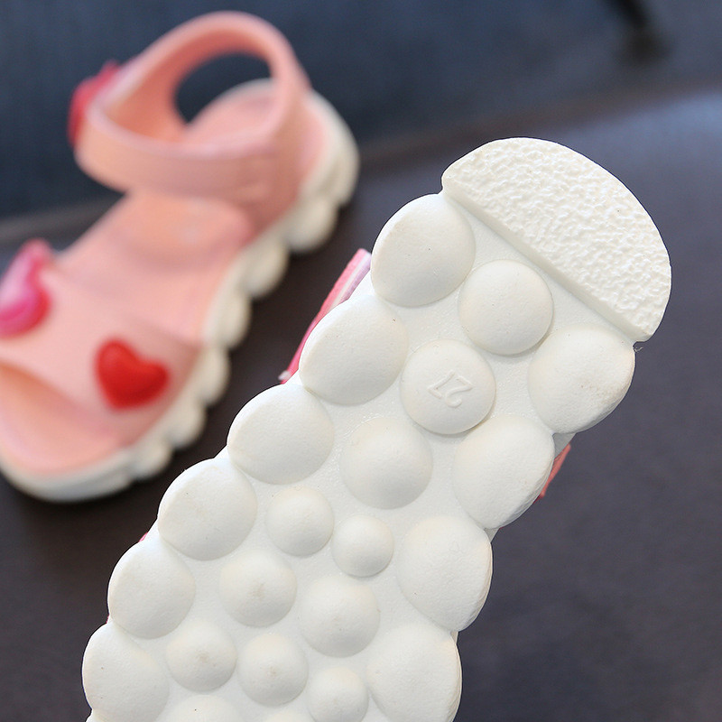 Sandalai Mergaičių balti Vaikiški Vasariniai Batai Vaikiški Sandalai Mergaitėms PU Odiniai Gėlės Princesės Batai Mergaitės Sandalai