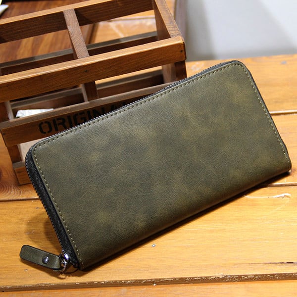 Švaraus modelio odinė piniginė vyrams