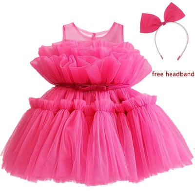 Haljina za djevojčice u obliku cvijeća 2022. Elegantna haljina za princeze, kostim za balske haljine za dojenčad, dječje haljine za djevojčice, dječje haljine za vjenčanja