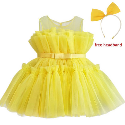 Haljina za djevojčice u obliku cvijeća 2022. Elegantna haljina za princeze, kostim za balske haljine za dojenčad, dječje haljine za djevojčice, dječje haljine za vjenčanja