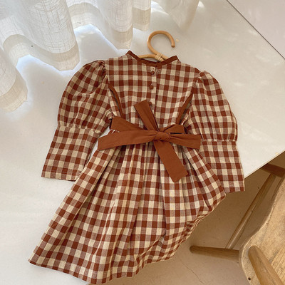 Új lányok divatos ruha Gyerek pamut ruhák lányoknak téli ruhák alkalmi ruha rózsaszín színű tipegő lányruha csipkevirággal