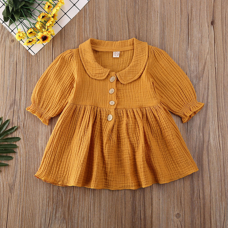 0-4Y Vintage väikelapse beebile tüdrukute kleit lilledega pikkade varrukatega volangidega Lillekleit tüdrukutele sügisesed kevadkostüümid