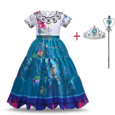 Mergaičių kostiumai Mergaičių princesių kostiumai vaikams Helovino kalėdinis vakarėlis Cosplay Disfraz chalatas Vaikiška suknelė 4-10 m.