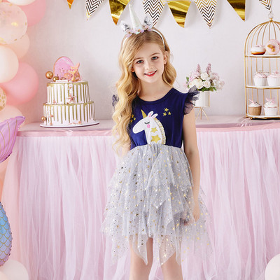 VIKITA Kids Tutu Ruha Lányoknak Tipegő Nyári Ujjatlan Hercegnő Ruhák Lány Elegáns Buli Báli Ruha Gyermekruházat