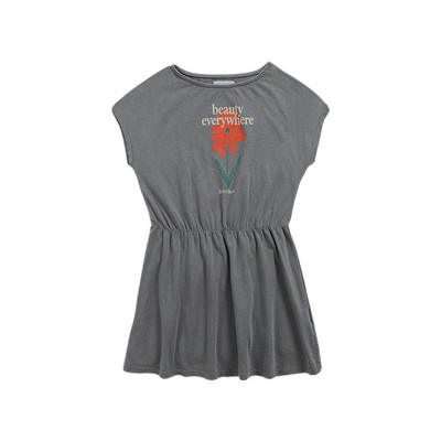 2022 m. „Bobo“ nauja vasaros pavasario vaikiška suknelė „BC“ prekės ženklo mergaičių miela spauda ilgomis rankovėmis princesiška suknelė kūdikiui, vaikui skirta medvilniniai viršutiniai drabužiai