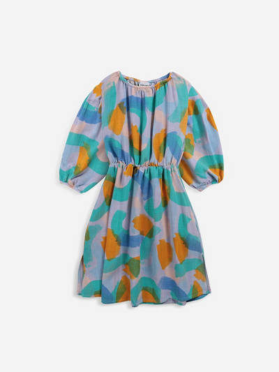 2022 m. „Bobo“ nauja vasaros pavasario vaikiška suknelė „BC“ prekės ženklo mergaičių miela spauda ilgomis rankovėmis princesiška suknelė kūdikiui, vaikui skirta medvilniniai viršutiniai drabužiai