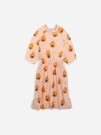 2022 m. „Bobo“ nauja vasaros pavasario vaikiška suknelė „BC“ prekės ženklo mergaičių miela spauda ilgomis rankovėmis princesiška suknelė kūdikiui, vaikui skirta medvilniniai viršutiniai drabužiai