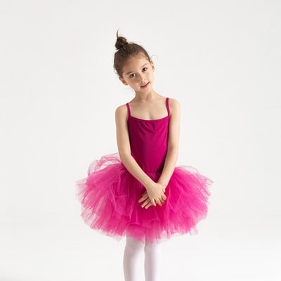 Mergaičių suknelė Vaikiška sijonėlis Graži kūdikių mergaičių nėriniuota baleto suknelė vaikams Tiulis Tutu berankove liemenė Suknelė Vestidos mergaičių suknelės