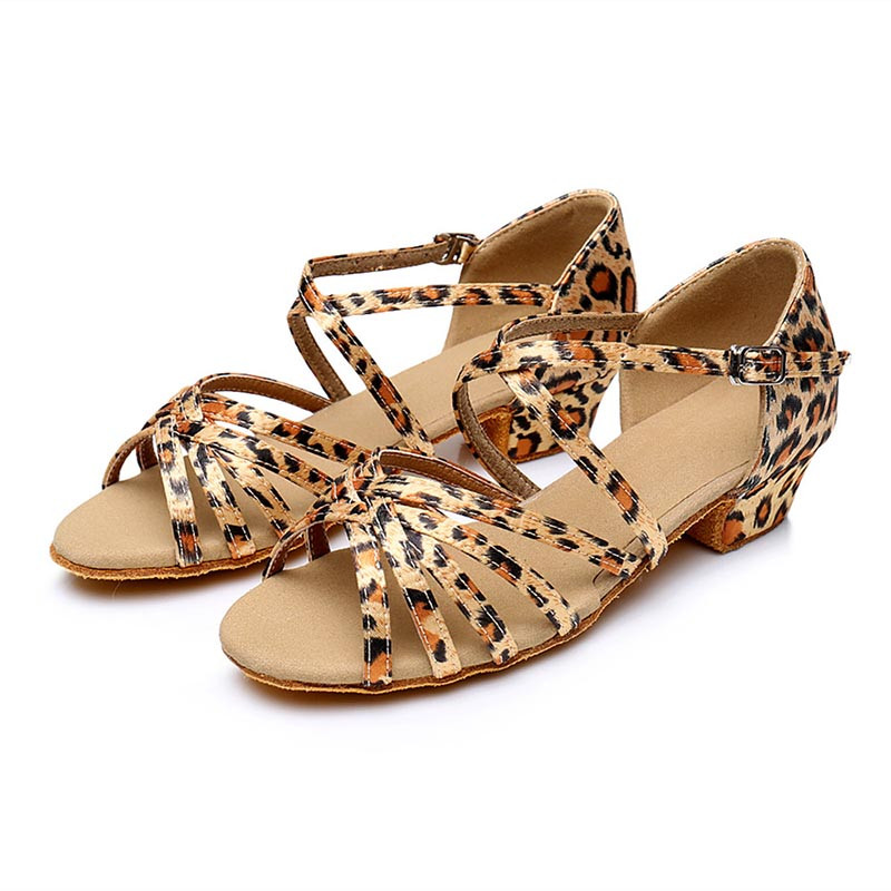 Laste tantsukingad Kvaliteetsed uustulnukad Tüdrukute sandaalid Lastele Tango Salsa Ladina tantsu madala kontsaga kingad