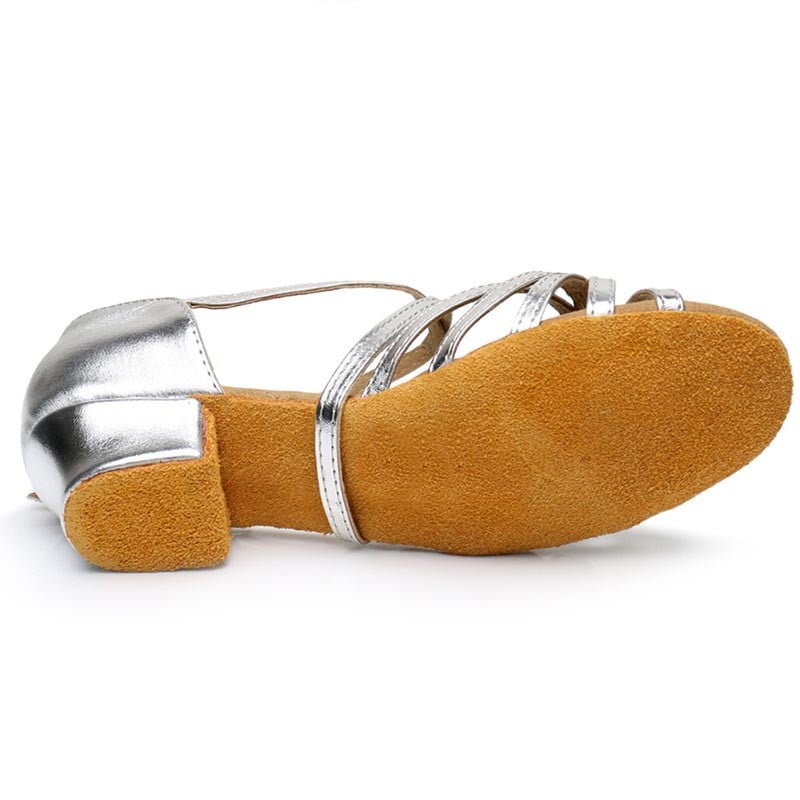 Laste tantsukingad Kvaliteetsed uustulnukad Tüdrukute sandaalid Lastele Tango Salsa Ladina tantsu madala kontsaga kingad