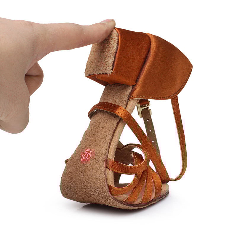 Laste tantsukingad Kvaliteetsed uustulnukad Tüdrukute sandaalid Lastele Tango Salsa Ladina tantsu madala kontsaga kingad