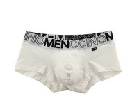 Légáteresztő anyagból készült férfi boxer nadrág felirattal