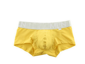 Légáteresztő anyagból készült férfi boxer nadrág felirattal