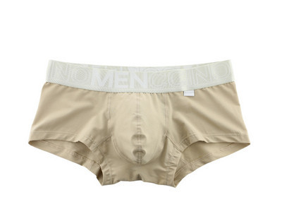 Légáteresztő anyagból készült férfi boxer nadrág felirattal