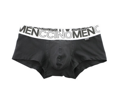 Légáteresztő anyagból készült férfi boxer nadrág felirattal