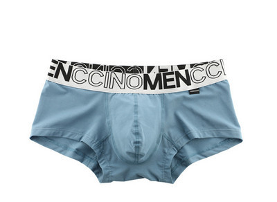 Légáteresztő anyagból készült férfi boxer nadrág felirattal