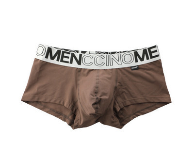 Légáteresztő anyagból készült férfi boxer nadrág felirattal