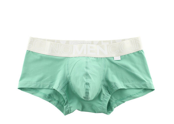 Légáteresztő anyagból készült férfi boxer nadrág felirattal