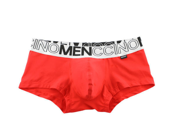 Légáteresztő anyagból készült férfi boxer nadrág felirattal