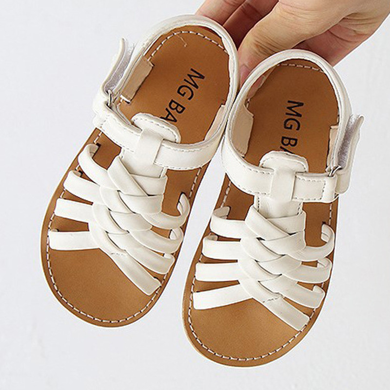 Gyerek lány szandál totyogó Lányok lapos szandál lányok fonott szandál