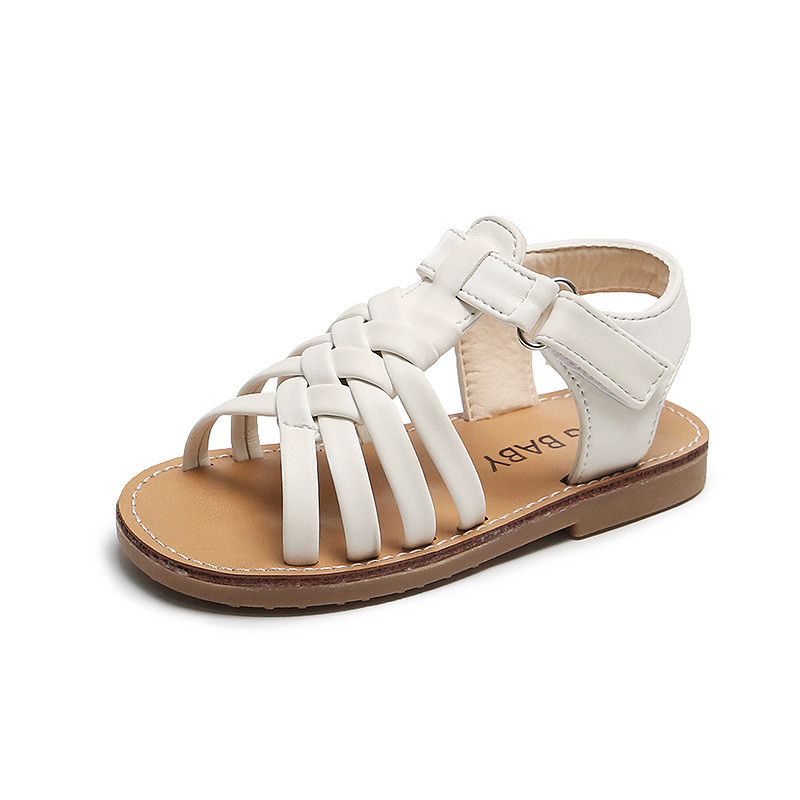 Gyerek lány szandál totyogó Lányok lapos szandál lányok fonott szandál