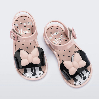 2021 Νέα Mini Melissa Παιδικά παπούτσια Mickey Mouse Minnie Bow Jelly σανδάλια Χαριτωμένα σανδάλια για κορίτσια και αγόρια Melissa Beach Shoes