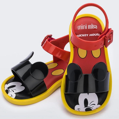 2021. gada jauni Mini Melisas apavi bērniem Mikipele Minnija Bow Želejas sandales Jaukas meiteņu un zēnu sandales Melisas pludmales apavi