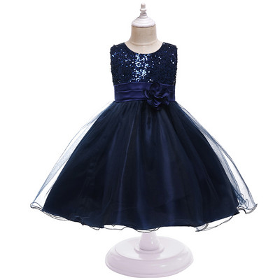 Mergaičių drabužiai Gėlių blizgučiai Suknelė Kalėdoms Helovinas Britanijos vakarėlis 3-10Y Vaikiška princesė Tutu Suknelės Vaikiški Vestidos Drabužiai