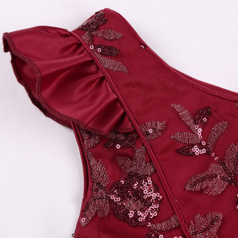 Mergaičių kalėdinė suknelė su blizgučiais, skirta vaikams Gimtadienio princesės vakarėlio drabužiai Mažylio kūdikių lankelis vaikiška suknelė mergaitėms