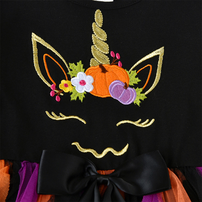 DXTON Mergaičių Helovino Suknelės Vaikų Festivalio Vakarėlis Princesių Suknelės Mergaičių Moliūgų Cosplay Kostiumai Vaikiški Drabužiai 3-12 m.