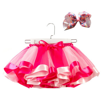 2022 Νέα φούστα Tutu Βρεφικά ρούχα 12M-8Yrs Πολύχρωμα Mini Pettiskirt Girls Party Dance Rainbow Tulle Φούστες Παιδικά ρούχα