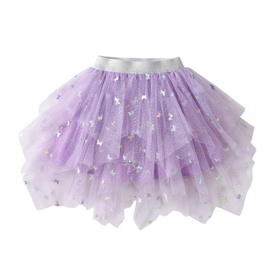 Tutu suknje sa šljokicama za djevojčice Dječja odjeća Slojevite suknje s mašnom Princess plisirana suknja Mrežasta suknja za djevojčice Dječja odjeća za zabavu