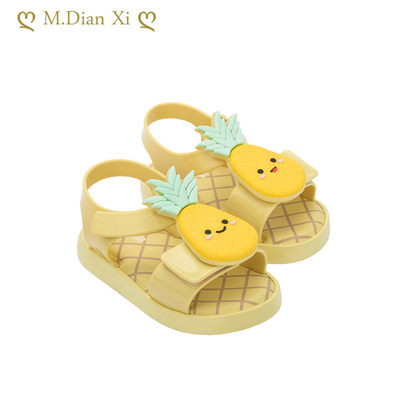 2022 m. Nauji vaikiški želė vaisiniai arbūziniai batai berniukams ir mergaitėms šlepetės animaciniai filmai vasaros neslystančiais padais lauko basutės