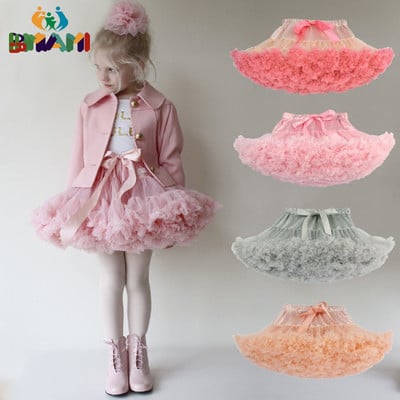 Drop Shipping Baby Girls Tutu svārki pūkaini bērnu baleta bērniem svārki mazuļiem meiteņu svārki Princeses tilla ballīšu deju svārki